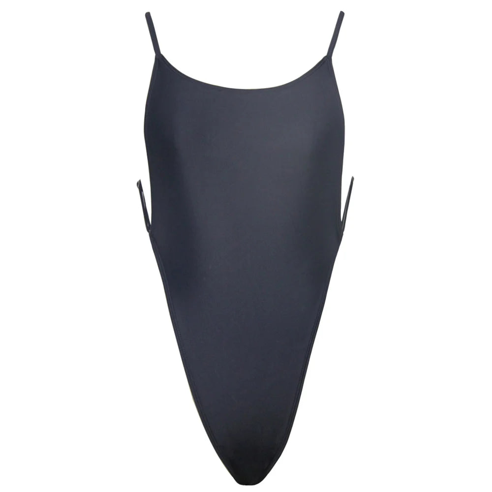 Sexy Extreme String Mini Micro Thong Women Swimwear One Piece Swimsuit Female Bather Bathing Suit Swim Backless Monokini V478B