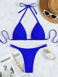 XS - L Rhinestone Extreme Mini Micro Thong Bikini Women Swimwear Female Swimsuit Two-Pieces Bikini Set Bather Bathing Suit V3384