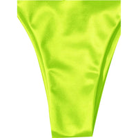 Sexy 13 Colors Halter Satin Brazilian Bikini Women Swimwear Female Swimsuit Two-Pieces Bikini Set Bather Bathing Suit Swim V4966