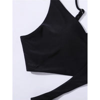 S - XL New 7 Colors V Neck High Waist Bikini Female Swimsuit Women Swimwear Two-Pieces Bikini Set Bather Bathing Suit Swim V5006