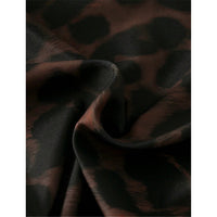 S - XL New Leopard Printed Bandeau Women Swimwear One Piece Swimsuit Female High Leg Cut Monokini Bather Bathing Suit Swim V8051