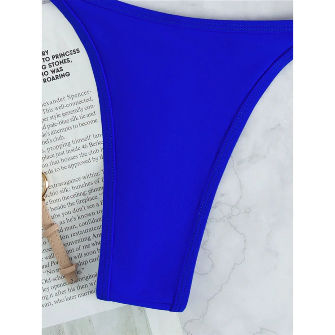 XS - L Rhinestone Extreme Mini Micro Thong Bikini Women Swimwear Female Swimsuit Two-Pieces Bikini Set Bather Bathing Suit V3384