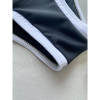 2026 Sexy Color Block Splicing High Leg Cut Full Back Women Swimwear One Piece Swimsuit Female Bather Bathing Suit Swim V5622