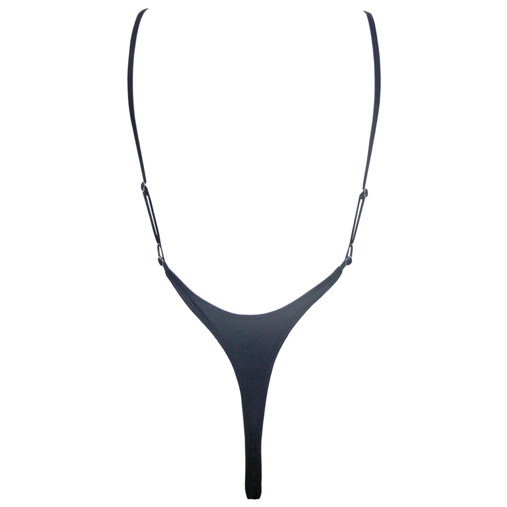 Sexy Extreme String Mini Micro Thong Women Swimwear One Piece Swimsuit Female Bather Bathing Suit Swim Backless Monokini V478B