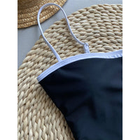2026 Sexy Color Block Splicing High Leg Cut Full Back Women Swimwear One Piece Swimsuit Female Bather Bathing Suit Swim V5622