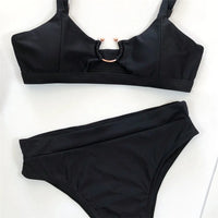 NEW Leopard Swimsuit High Waist Bikini Women Swimwear Two-Pieces Bikini Set Bather Snake Printed Bathing Suit Swim Wear V1712