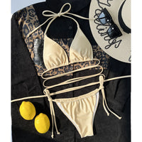 2026 New Wrap Arround Mini Bikini Female Swimwear Women Swimsuit Two-Pieces Bikini Set Brazilian Bather Bathing Suit Swim V1229H