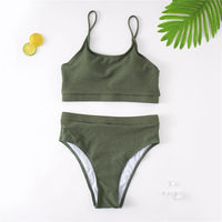 0XL - 4XL 7 Colors Bikini Plus Size Large Size Swimwear Women Swimsuit Female Two-Pieces Bikini Set Bather Bathing Suit V3774B