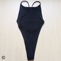 Sexy Extreme String Mini Micro Thong Women Swimwear One Piece Swimsuit Female Bather Bathing Suit Swim Backless Monokini V478B