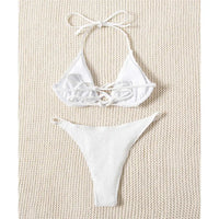 Sexy V-bar Underwired Bikini Women Swimwear Female Swimsuit Two-piece Bikini set V shape High Cut Bather Bathing Suit Swim V2885