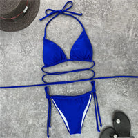 2026 New Wrap Arround Mini Bikini Female Swimwear Women Swimsuit Two-Pieces Bikini Set Brazilian Bather Bathing Suit Swim V1229H