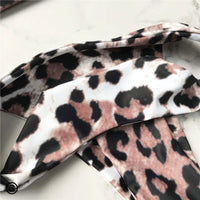 S - XL New Sexy Leopard Bikini Women Swimwear Female Swimsuit Two-Pieces Bikini Set Underwire Bather Bathing Suit Swim Wear V872
